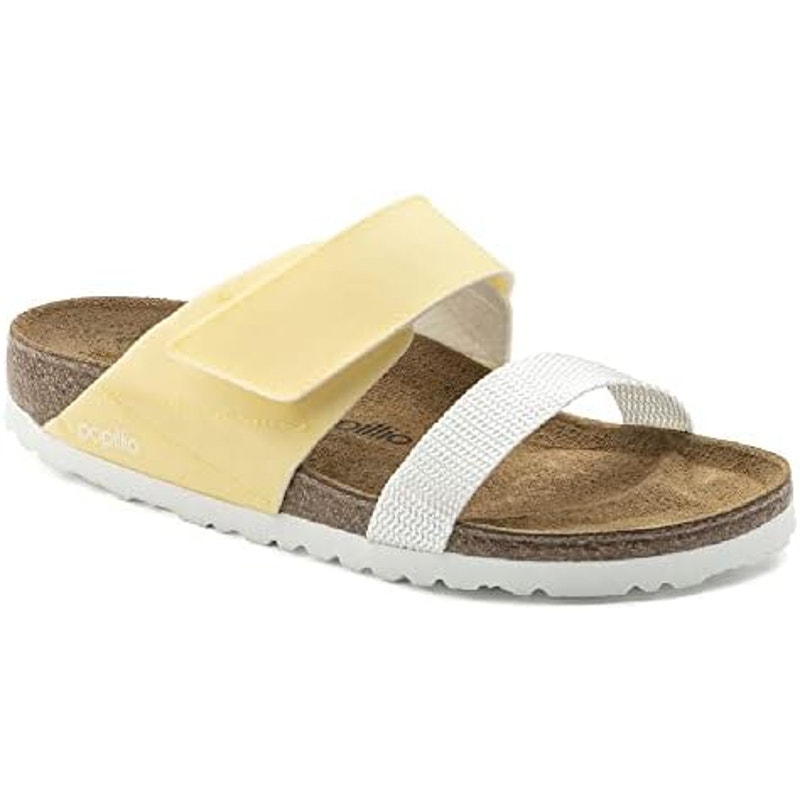 Birkenstock Men's Papillio Clara Pap Sandal Pastel Yellow Narrow Fit Size 10 Nwb